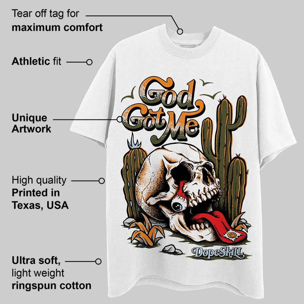 Olive 5s DopeSkill T-Shirt God Got Me Graphic sold by DopeSkill product image thumbnail 3