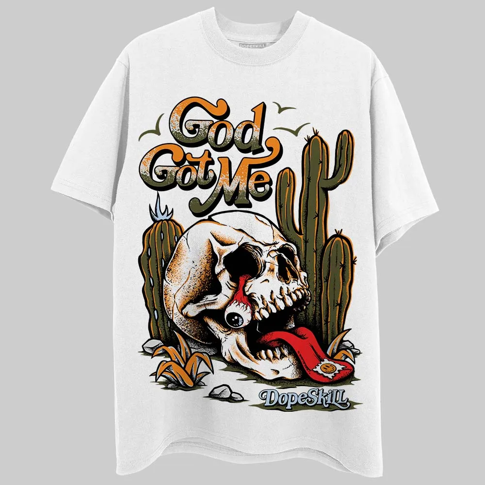 Olive 5s DopeSkill T-Shirt God Got Me Graphic sold by DopeSkill
