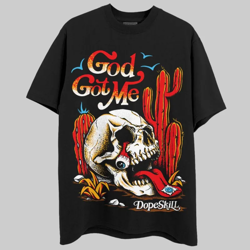 Red Collection DopeSkill T-Shirt God Got Me Graphic sold by DopeSkill