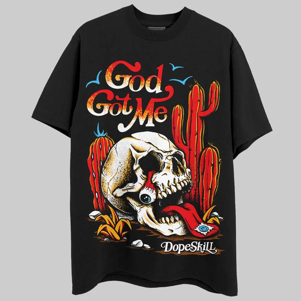 Red Collection DopeSkill T-Shirt God Got Me Graphic sold by DopeSkill