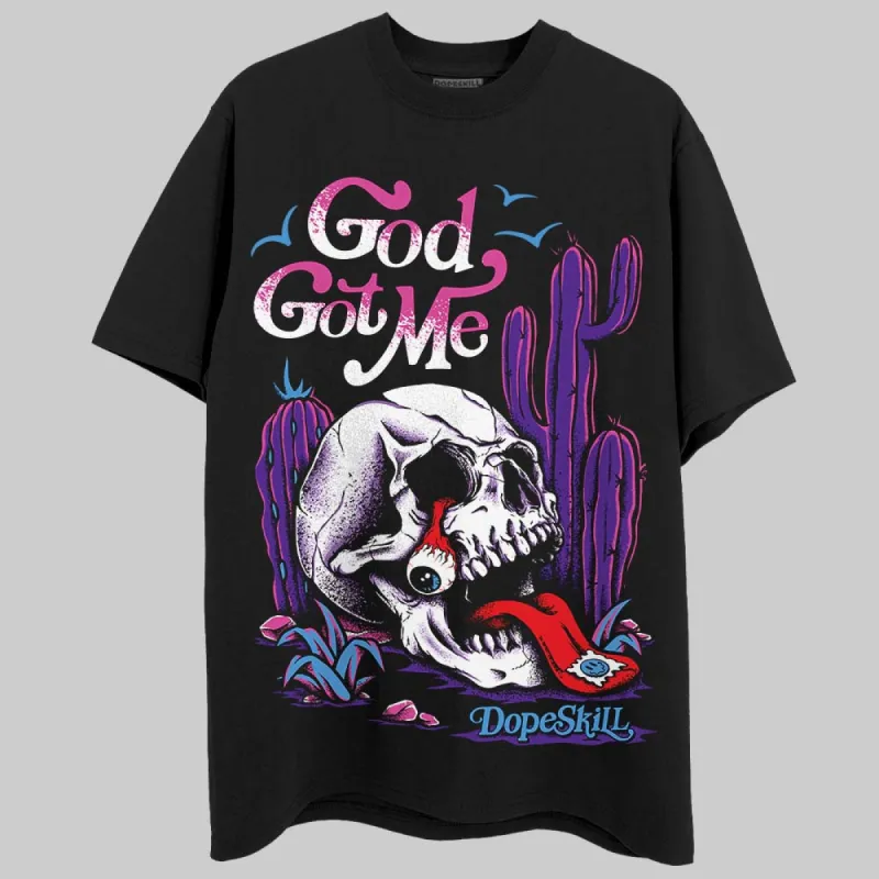 PURPLE Collection DopeSkill T-Shirt God Got Me Graphic sold by DopeSkill