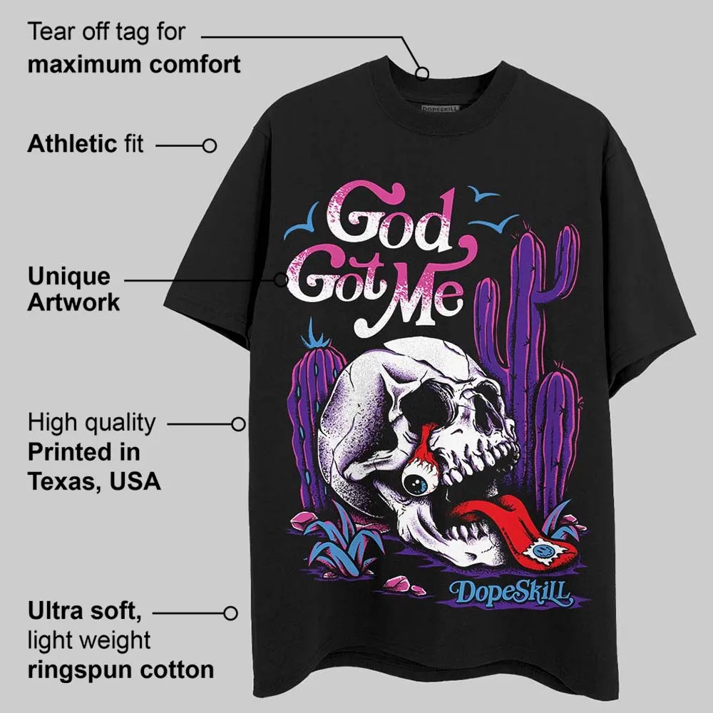 PURPLE Collection DopeSkill T-Shirt God Got Me Graphic sold by DopeSkill product image thumbnail 3