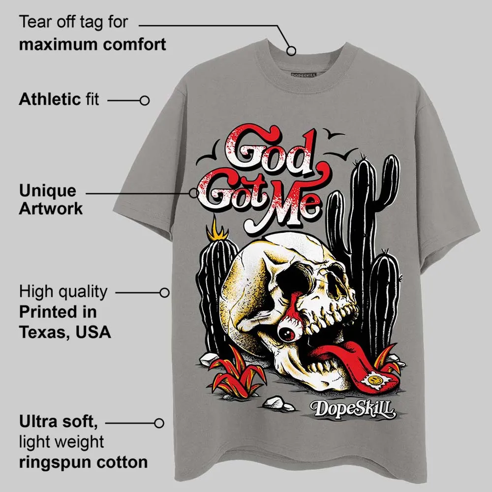 Grey Collection DopeSkill Grey T-shirt God Got Me Graphic sold by DopeSkill product image thumbnail 2
