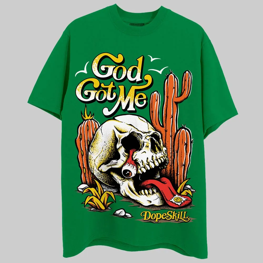 Green Collection DopeSkill Green T-shirt God Got Me Graphic sold by DopeSkill