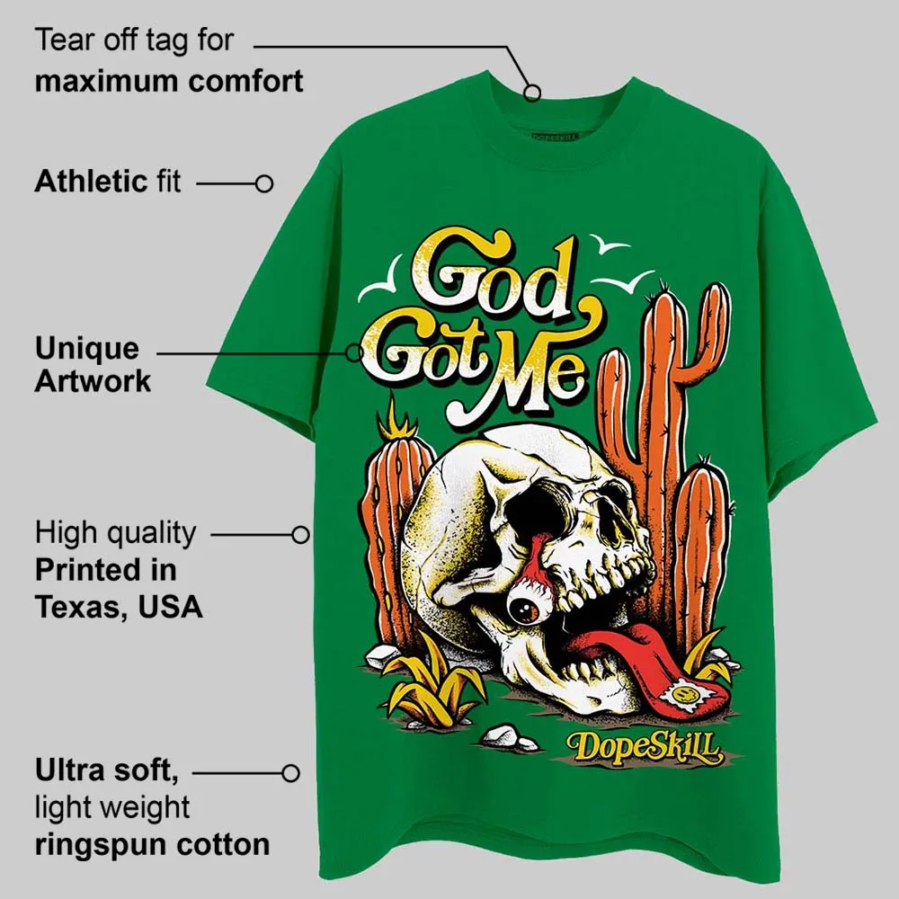 Green Collection DopeSkill Green T-shirt God Got Me Graphic sold by DopeSkill product image thumbnail 2