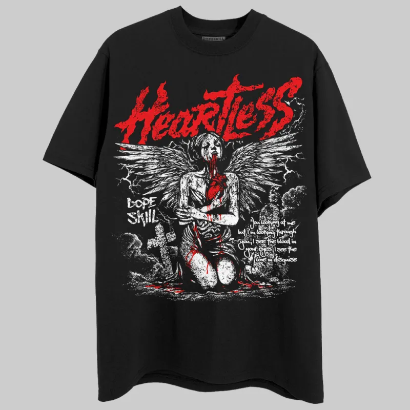 Black and White Collection DopeSkill T-Shirt Heartless Graphic made by DopeSkill