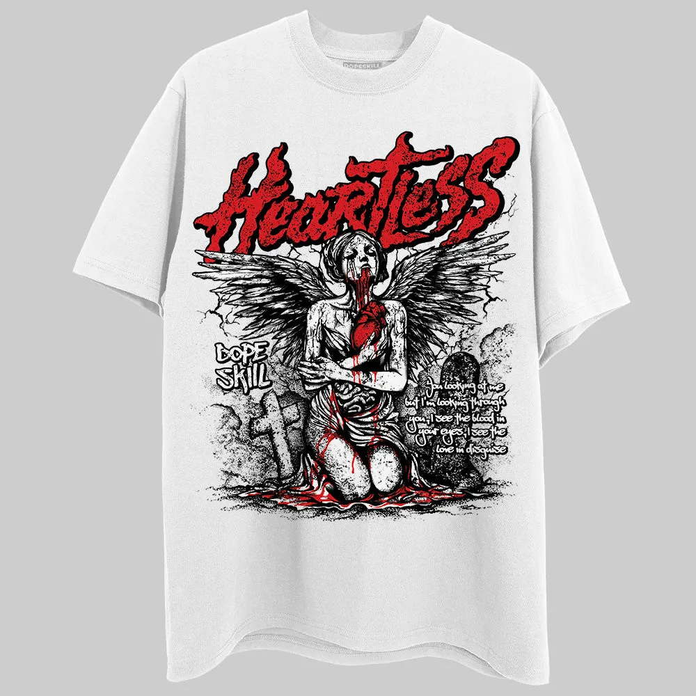 Red Cement 4S DopeSkill T-Shirt Heartless Graphic sold by DopeSkill