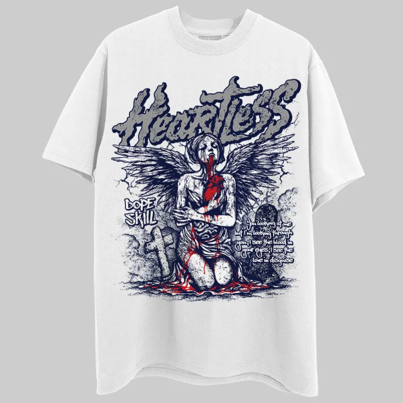 Midnight Navy 3s DopeSkill T-Shirt Heartless Graphic sold by DopeSkill