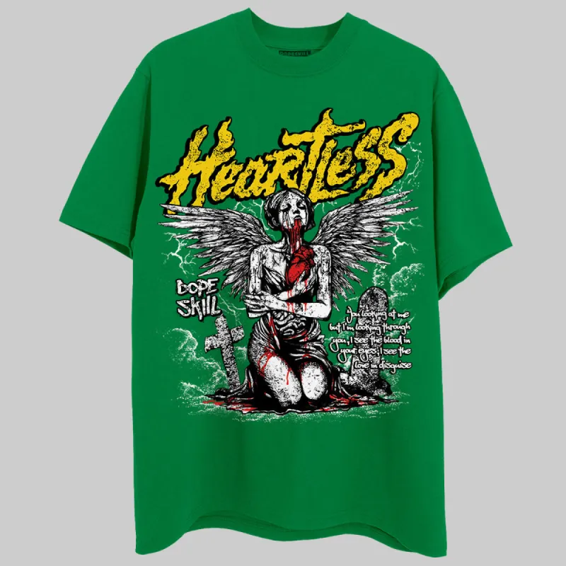 Lucky Green 5s DopeSkill Green T-shirt Heartless Graphic sold by DopeSkill