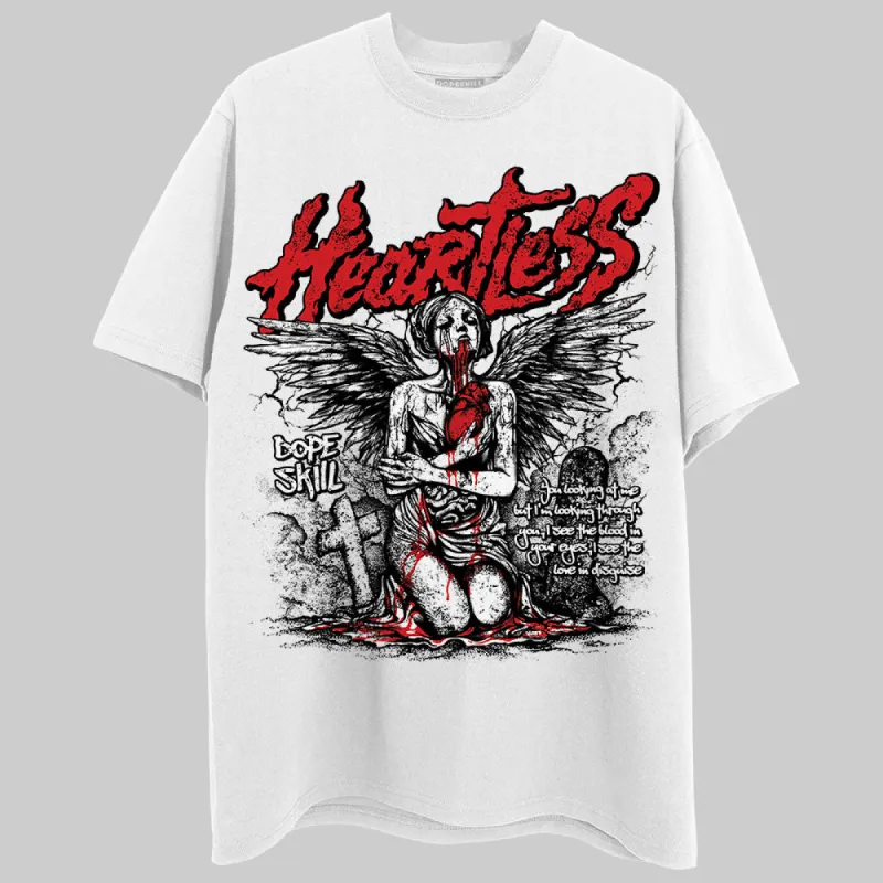 Fire Red 3s DopeSkill T-Shirt Heartless Graphic sold by DopeSkill