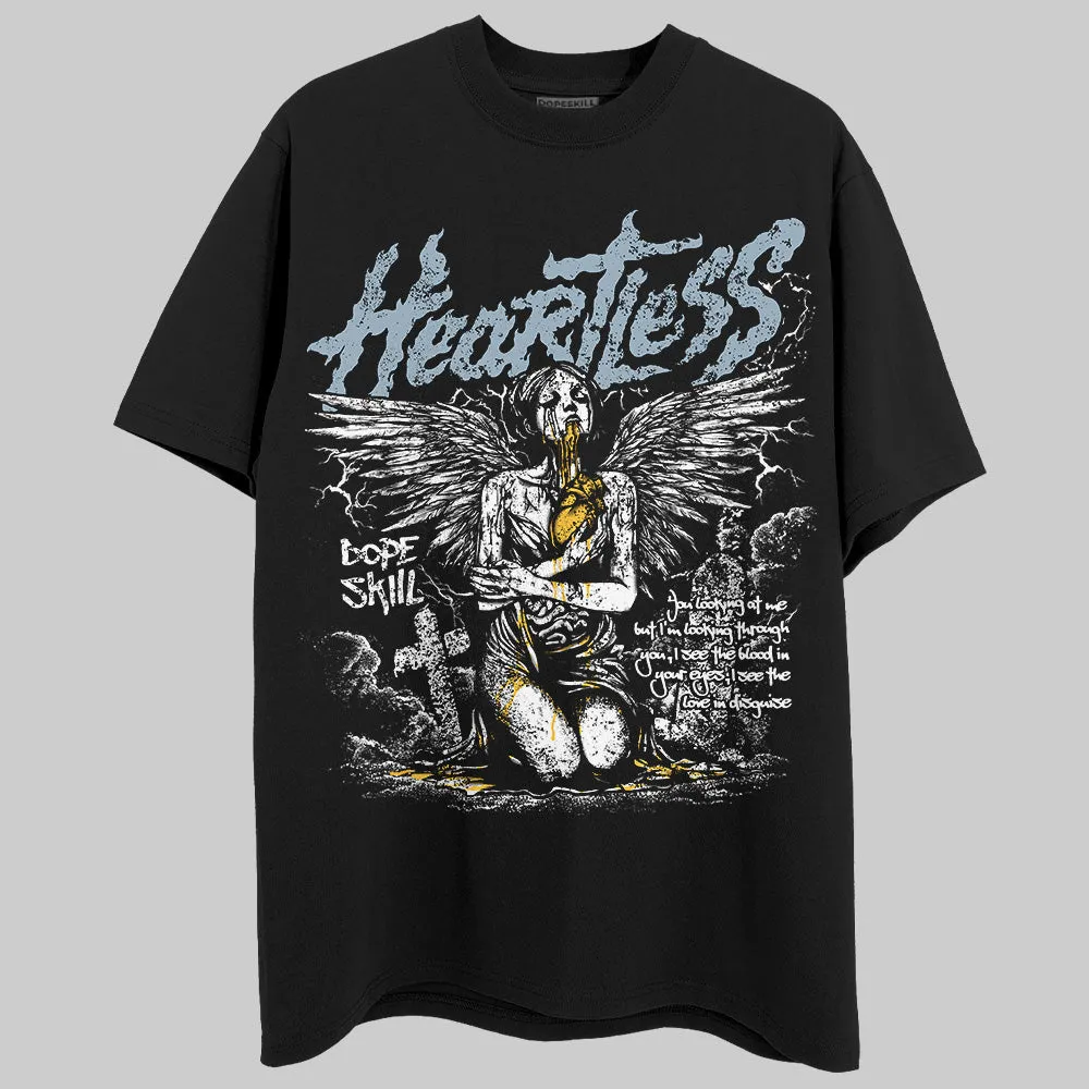 Blue Grey 13s DopeSkill T-Shirt Heartless Graphic sold by DopeSkill product image thumbnail 2