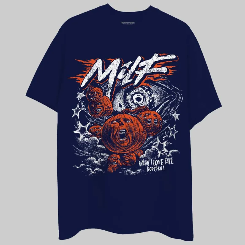 Midnight Navy 3s DopeSkill Navy T-shirt MILF Graphic sold by DopeSkill