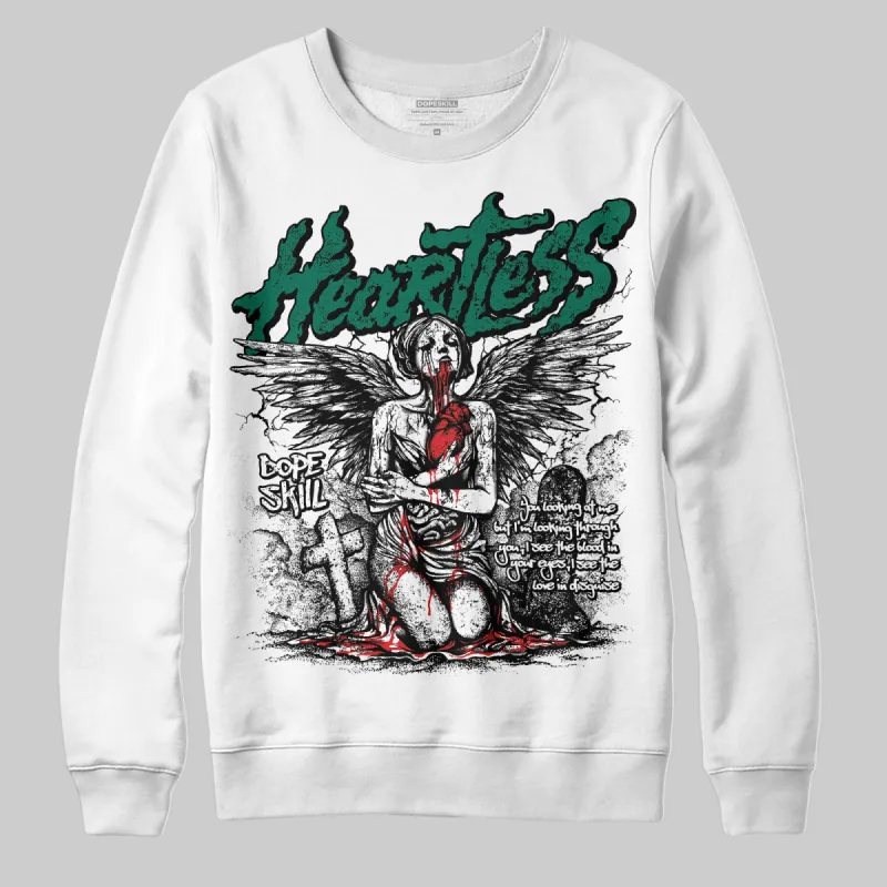 Oxidized Green 4s DopeSkill Sweatshirt Heartless Graphic sold by DopeSkill