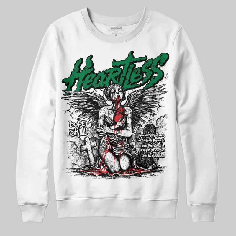 Lucky Green 5s DopeSkill Sweatshirt Heartless Graphic sold by DopeSkill