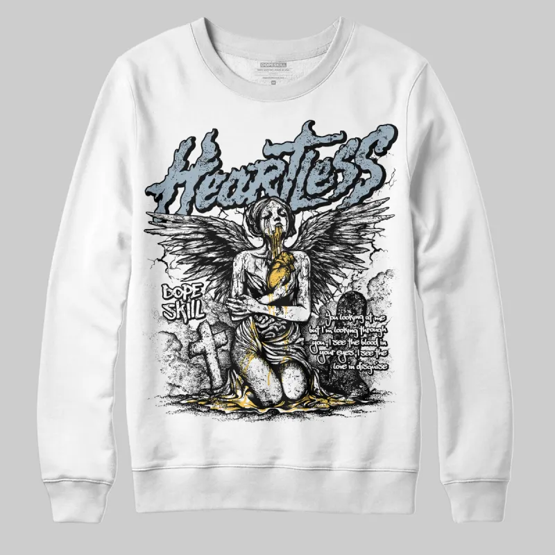Blue Grey 13s DopeSkill Sweatshirt Heartless Graphic sold by DopeSkill