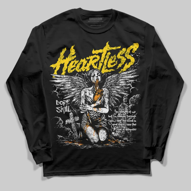Yellow Ochre 6s DopeSkill Long Sleeve T-Shirt Heartless Graphic sold by DopeSkill