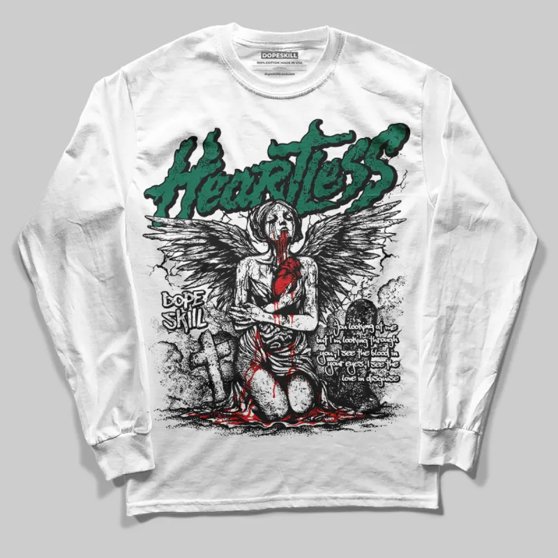 Oxidized Green 4s DopeSkill Long Sleeve T-Shirt Heartless Graphic sold by DopeSkill