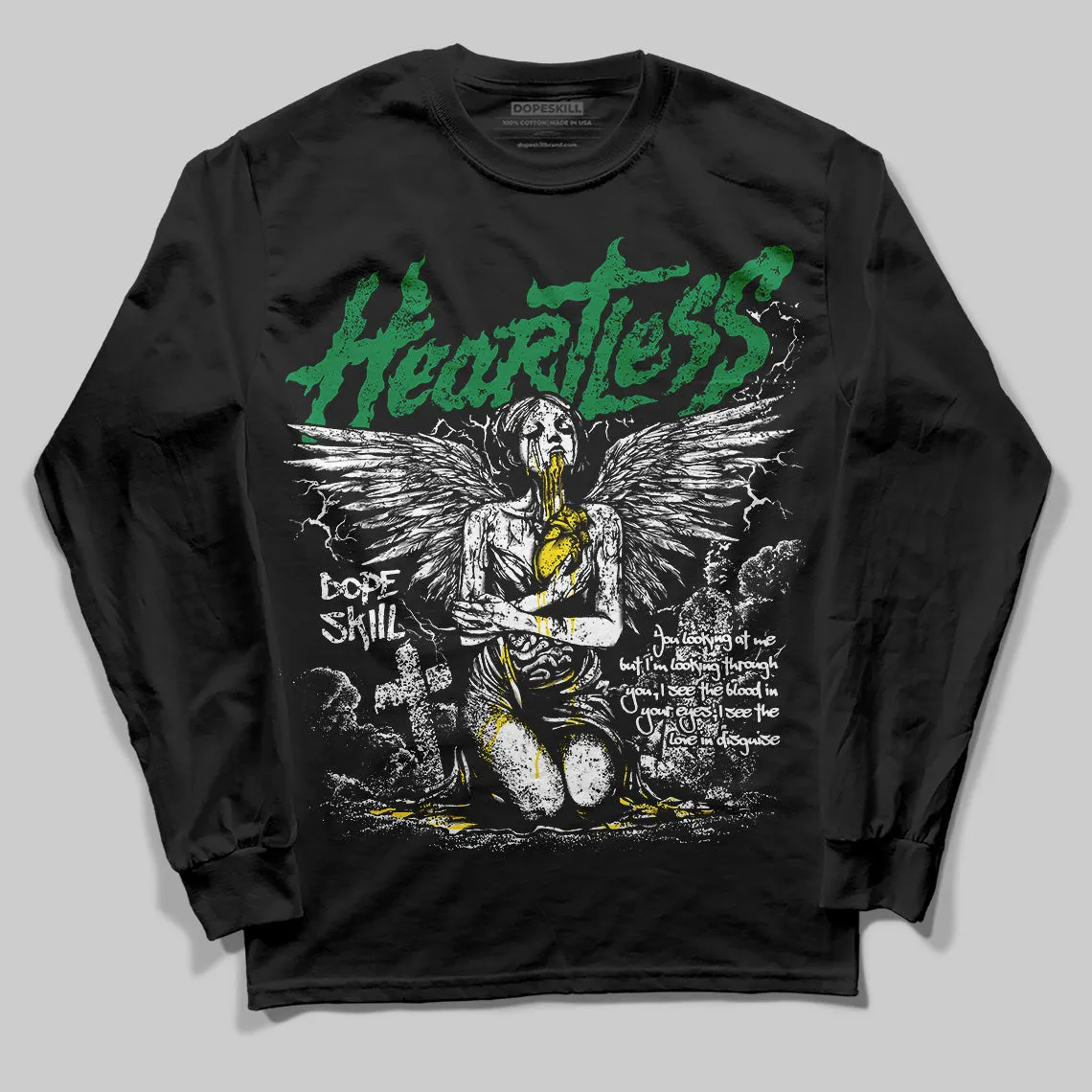 Dunk Reverse Brazil DopeSkill Long Sleeve T-Shirt Heartless Graphic sold by DopeSkill product image thumbnail 2