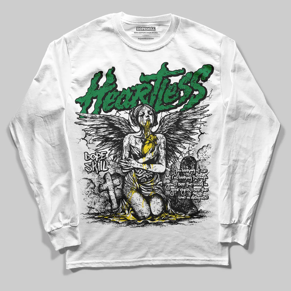 Dunk Reverse Brazil DopeSkill Long Sleeve T-Shirt Heartless Graphic sold by DopeSkill