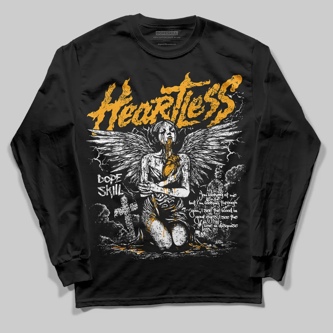 Black Taxi 12s DopeSkill Long Sleeve T-Shirt Heartless Graphic sold by DopeSkill