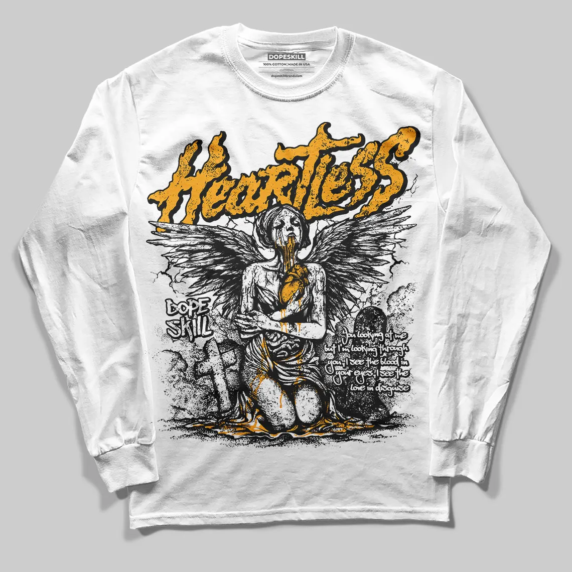 Black Taxi 12s DopeSkill Long Sleeve T-Shirt Heartless Graphic sold by DopeSkill product image thumbnail 2