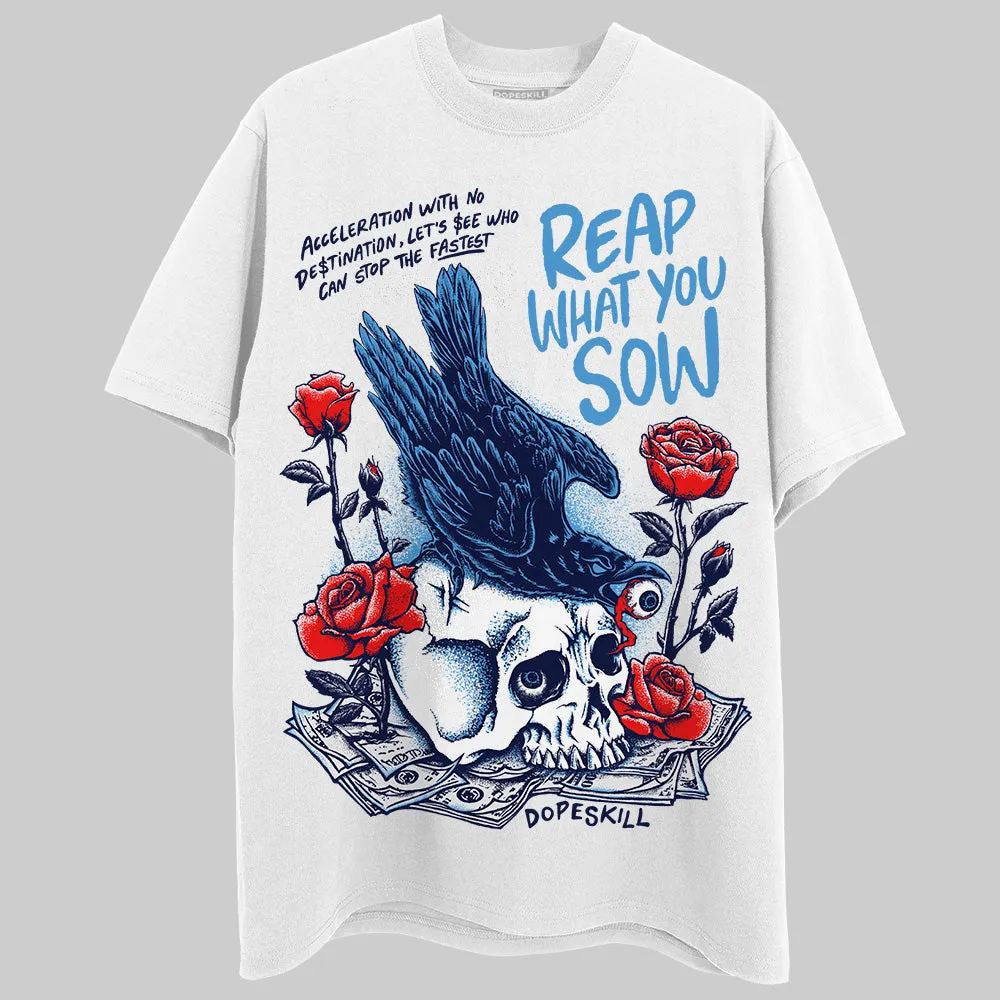 Midnight Navy 3s DopeSkill T-Shirt Reap What You Sow Graphic sold by DopeSkill
