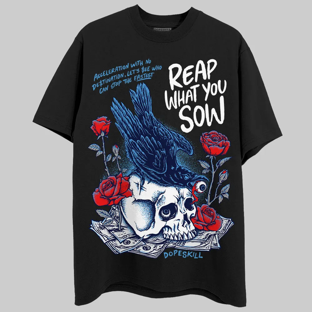 Midnight Navy 3s DopeSkill T-Shirt Reap What You Sow Graphic sold by DopeSkill product image thumbnail 2