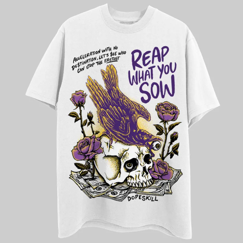 Field Purple 12s DopeSkill T-Shirt Reap What You Sow Graphic sold by DopeSkill