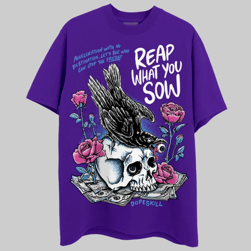 PURPLE Collection DopeSkill Purple T-shirt Reap What You Sow Graphic sold by DopeSkill