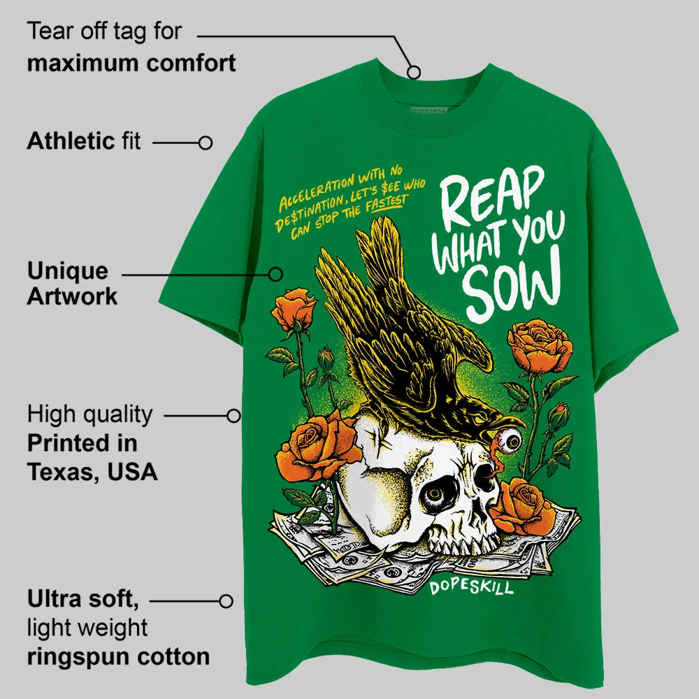 Green Collection DopeSkill Green T-shirt Reap What You Sow Graphic sold by DopeSkill product image thumbnail 2