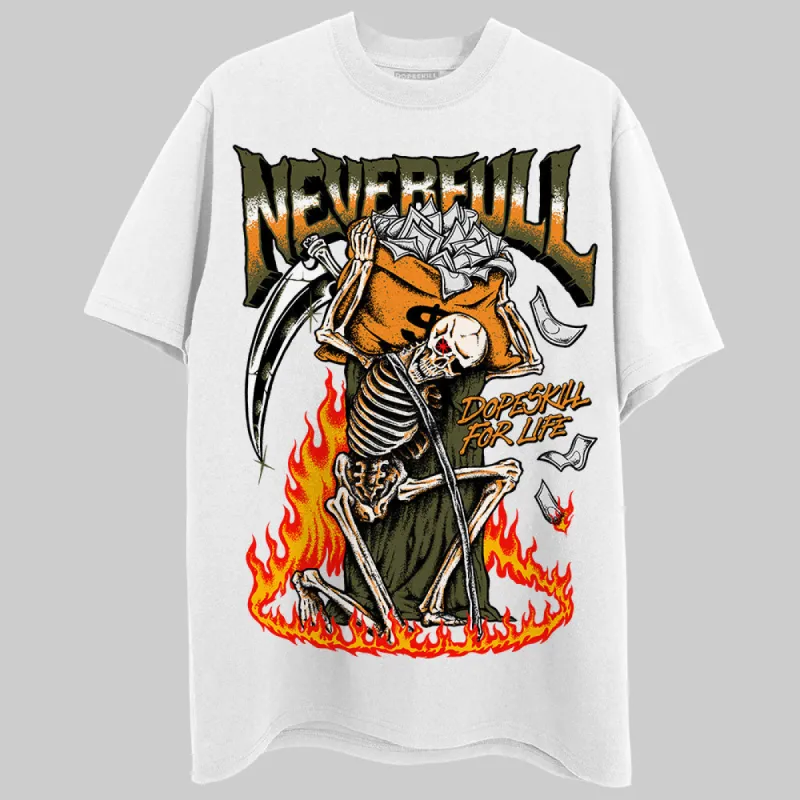Olive 5s DopeSkill T-Shirt NeverFull Graphic sold by DopeSkill