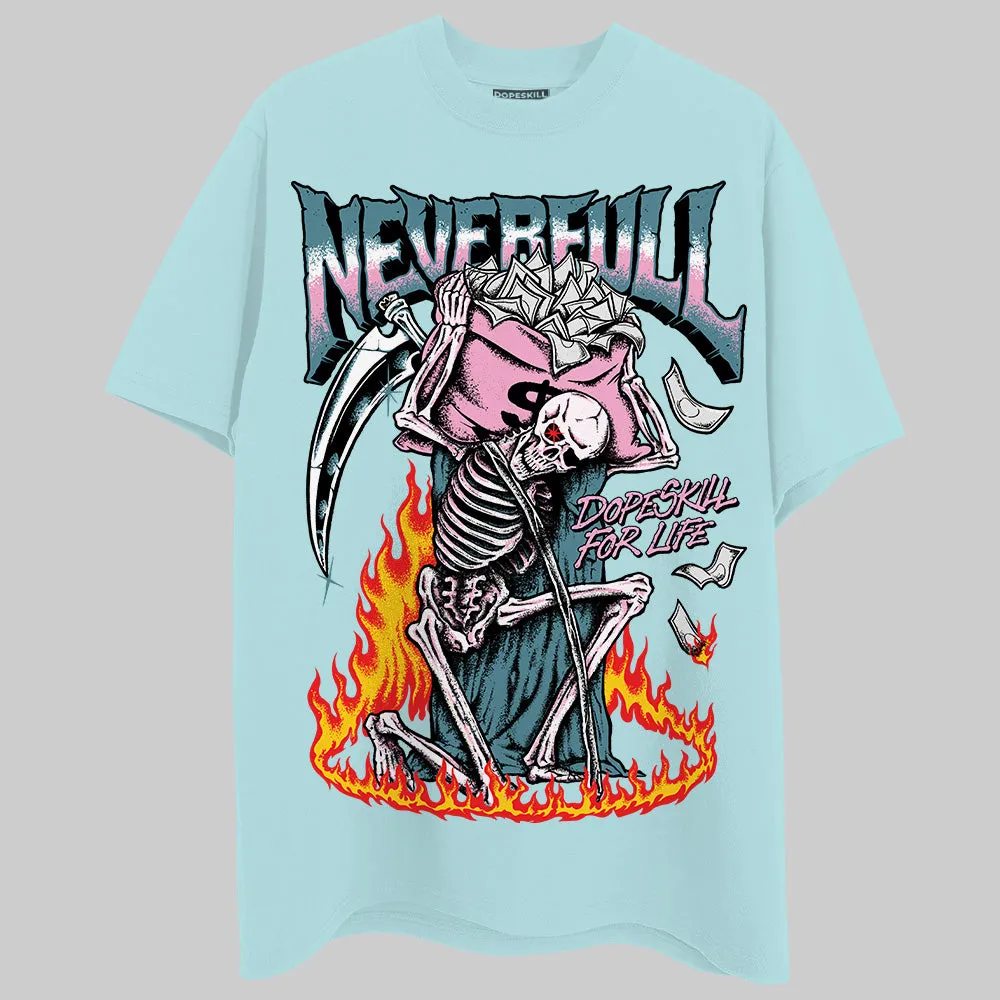 Dunk Glacier Blue DopeSkill Chambray T-shirt NeverFull Graphic sold by DopeSkill