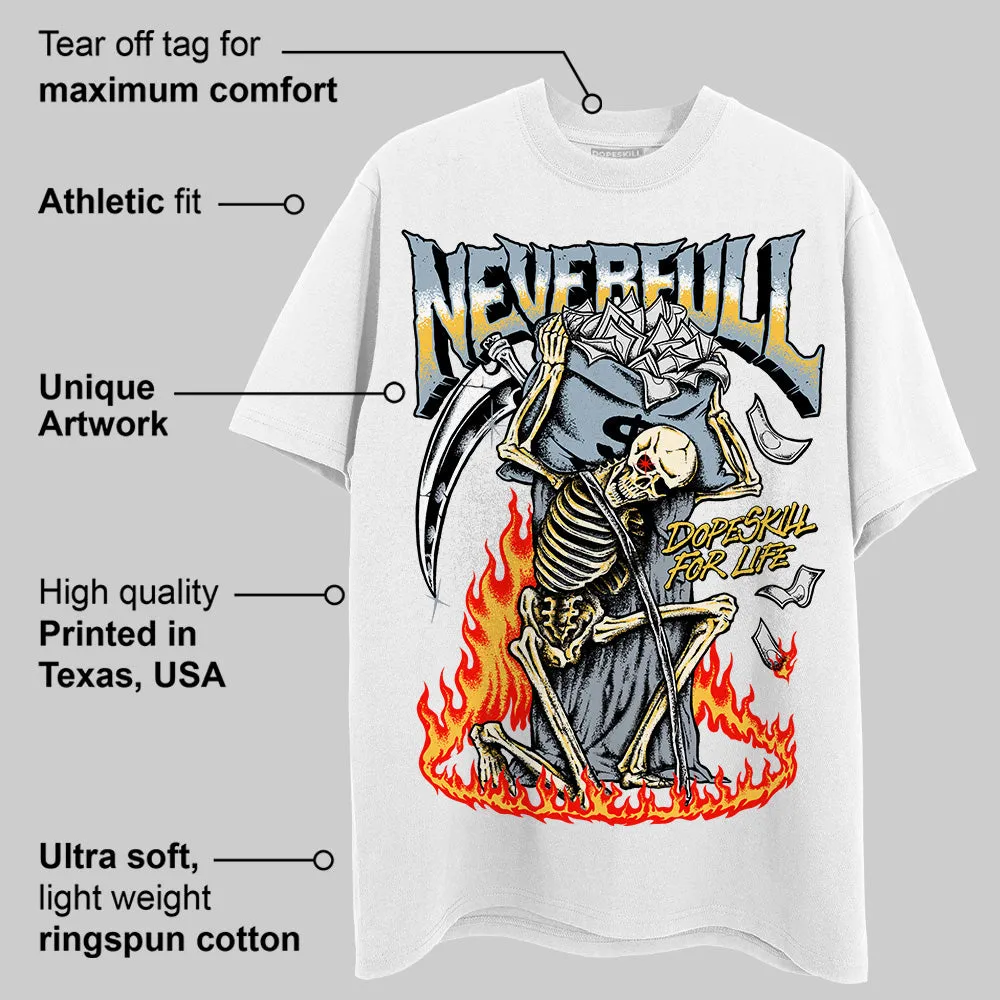 Blue Grey 13s DopeSkill T-Shirt NeverFull Graphic sold by DopeSkill product image thumbnail 3