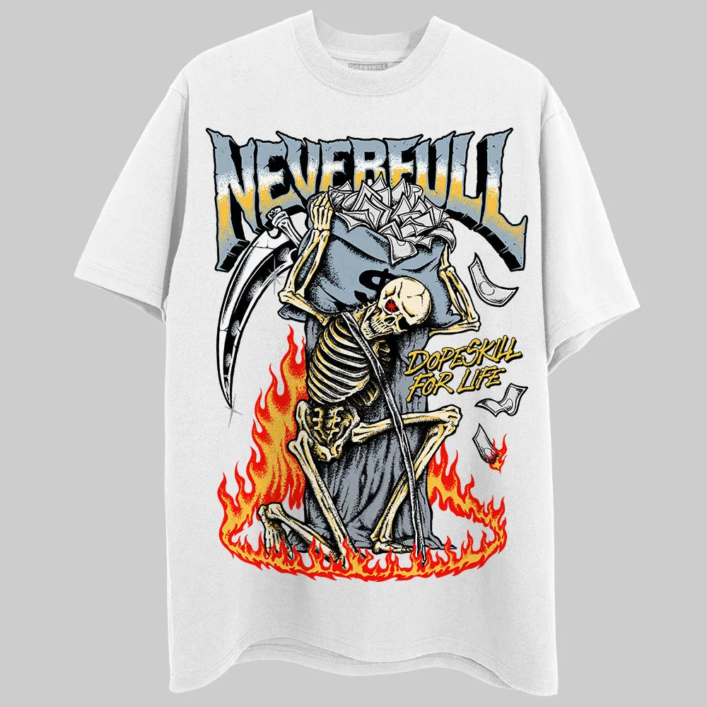 Blue Grey 13s DopeSkill T-Shirt NeverFull Graphic sold by DopeSkill
