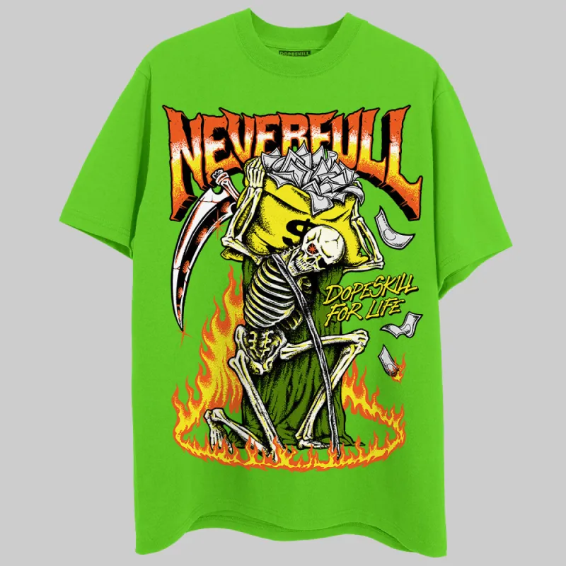 Neon Green Collection DopeSkill Neon Green T-shirt NeverFull Graphic sold by DopeSkill