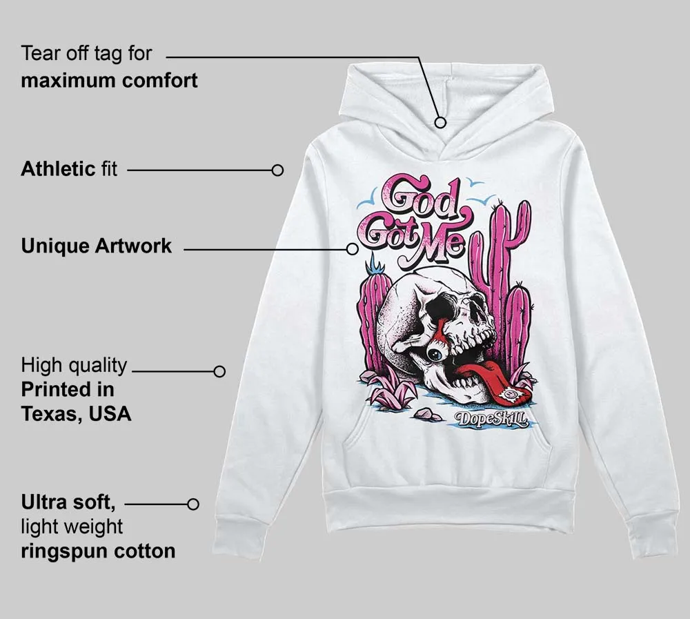 Triple Pink Dunk DopeSkill Hoodie Sweatshirt God Got Me Graphic sold by DopeSkill product image thumbnail 3