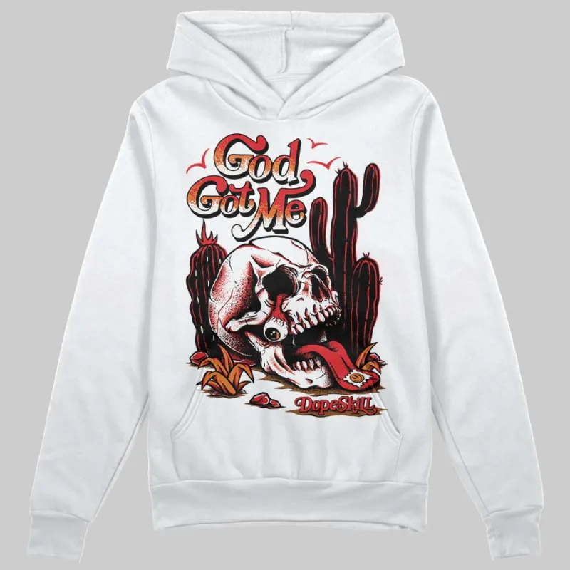 Red Cement 4S DopeSkill Hoodie Sweatshirt God Got Me Graphic sold by DopeSkill