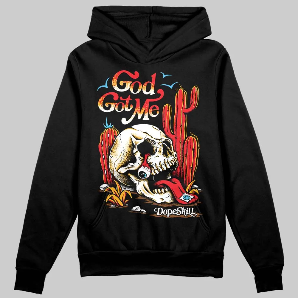 Red Collection DopeSkill Hoodie Sweatshirt God Got Me Graphic sold by DopeSkill