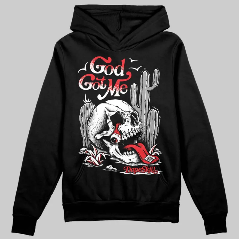 Black and White Collection DopeSkill Hoodie Sweatshirt God Got Me Graphic sold by DopeSkill