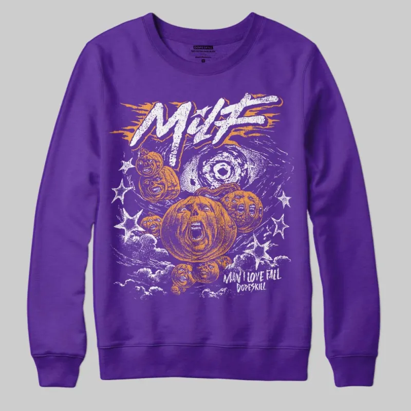 PURPLE Collection DopeSkill Purple Sweatshirt MILF Graphic sold by DopeSkill