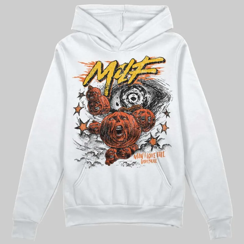 Orange Black White DopeSkill Hoodie Sweatshirt MILF Graphic sold by DopeSkill