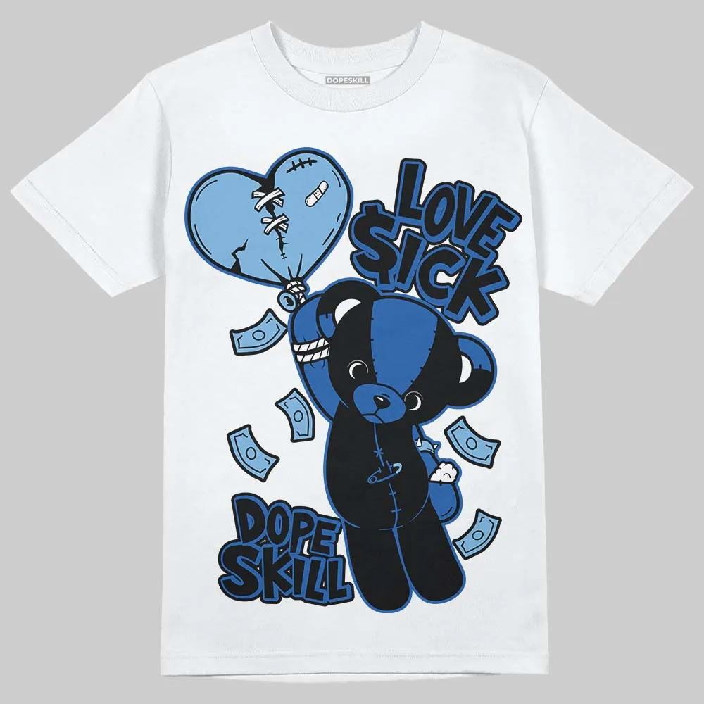 Foamposite One Dark Neon Royal DopeSkill T-Shirt Love Sick Graphic sold by DopeSkill product image thumbnail 2