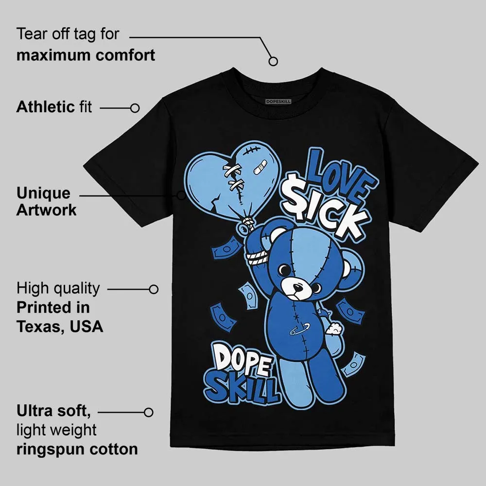 Foamposite One Dark Neon Royal DopeSkill T-Shirt Love Sick Graphic sold by DopeSkill product image thumbnail 3