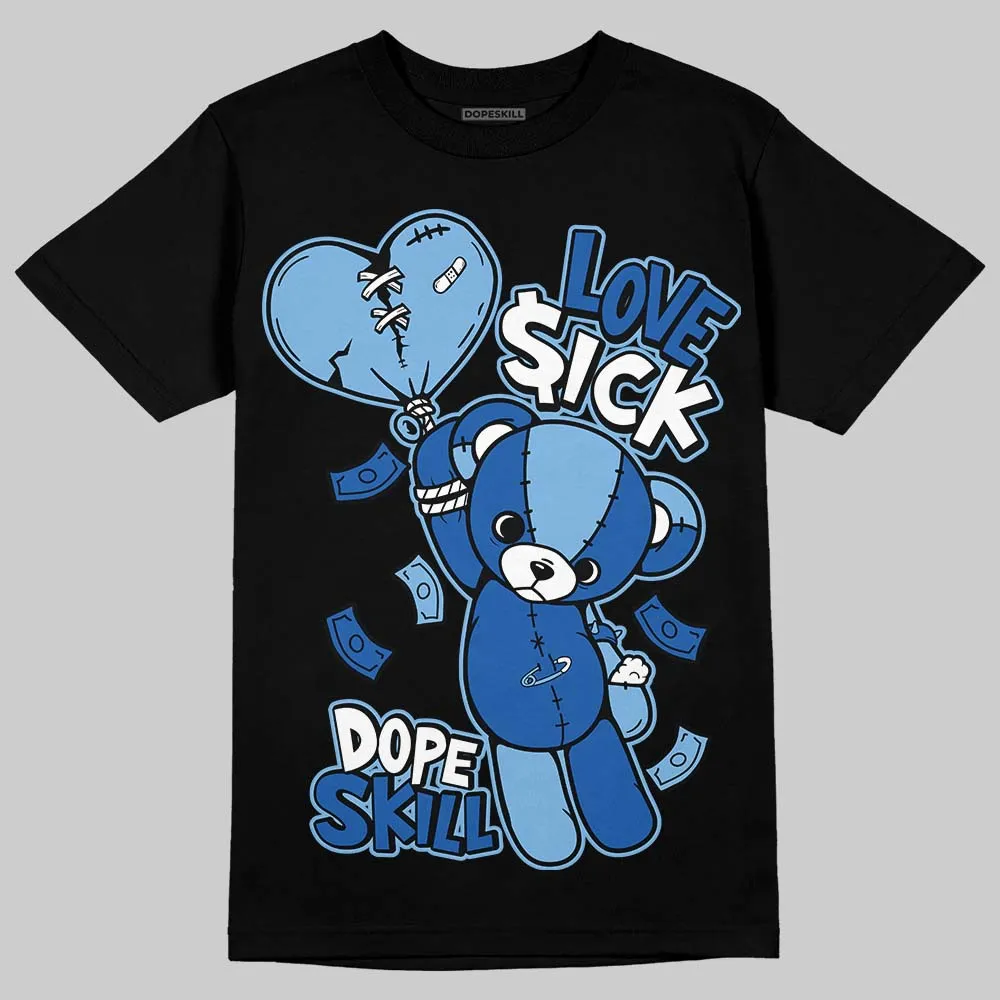Foamposite One Dark Neon Royal DopeSkill T-Shirt Love Sick Graphic sold by DopeSkill
