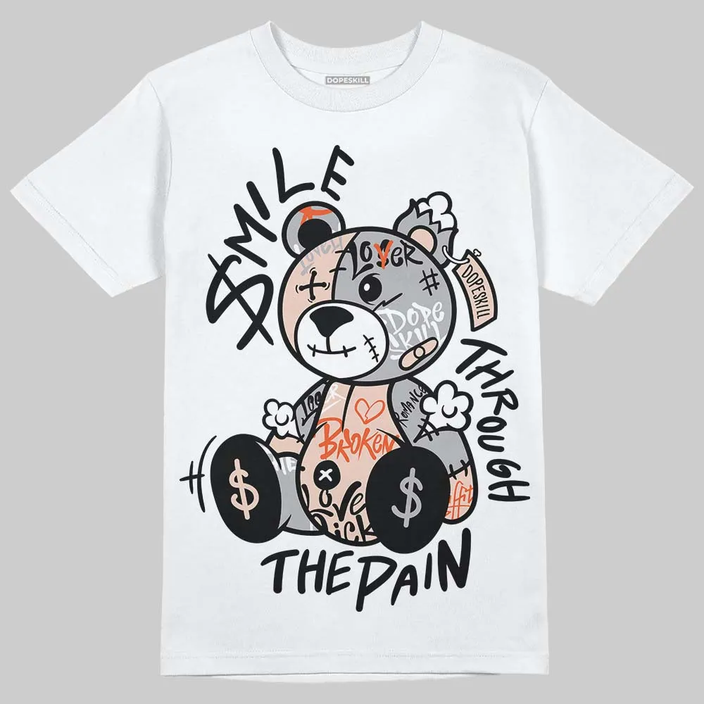 1130 Oyster Grey DopeSkill T-Shirt Smile Through The Pain Graphic sold by DopeSkill product image thumbnail 2
