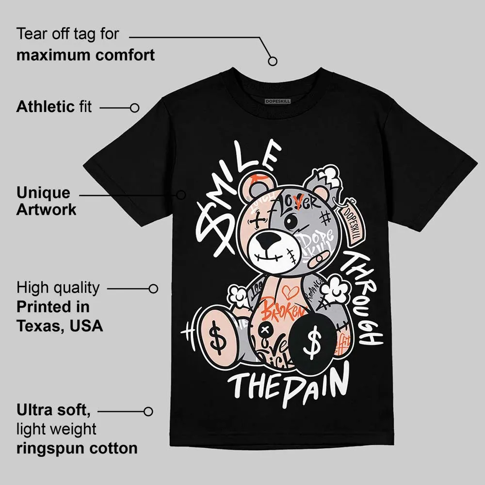 1130 Oyster Grey DopeSkill T-Shirt Smile Through The Pain Graphic sold by DopeSkill product image thumbnail 3