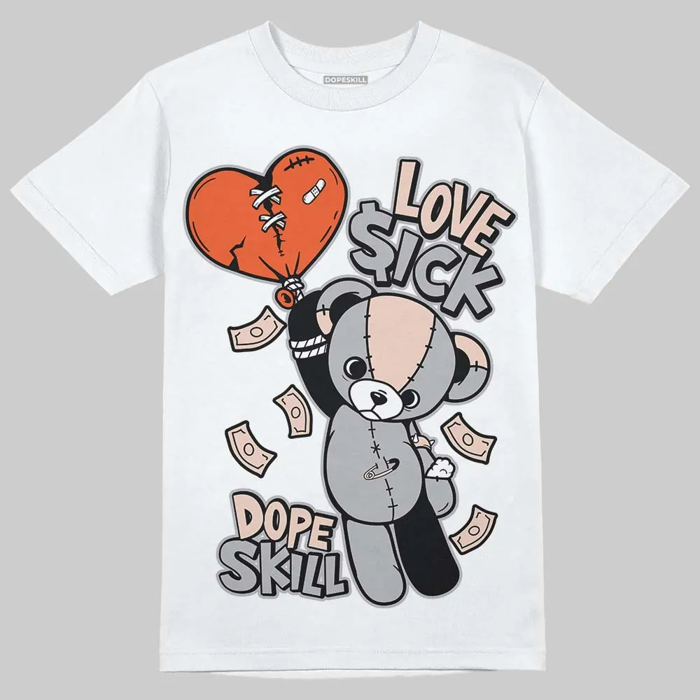 1130 Oyster Grey DopeSkill T-Shirt Love Sick Graphic sold by DopeSkill product image thumbnail 2