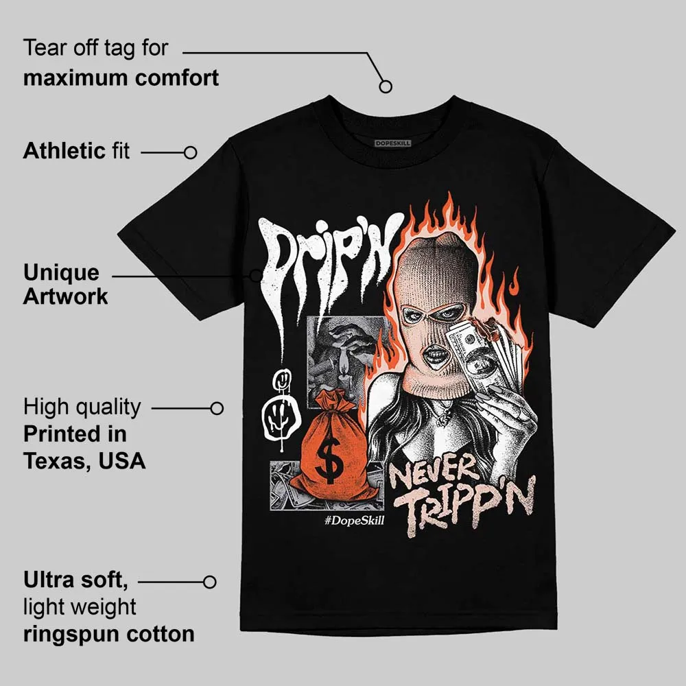1130 Oyster Grey DopeSkill T-Shirt Drip'n Never Tripp'n Graphic sold by DopeSkill product image thumbnail 3