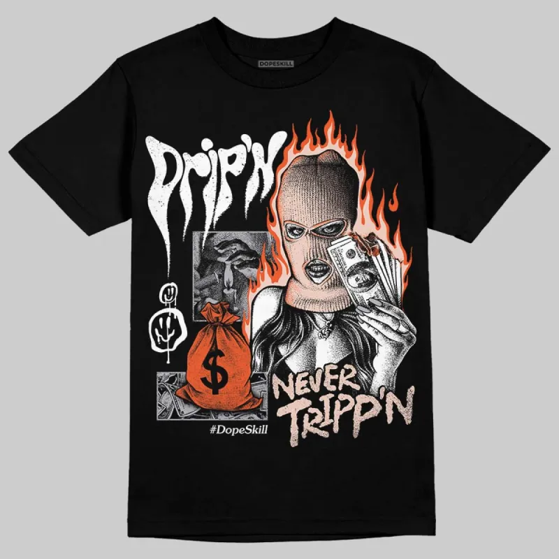 1130 Oyster Grey DopeSkill T-Shirt Drip'n Never Tripp'n Graphic sold by DopeSkill