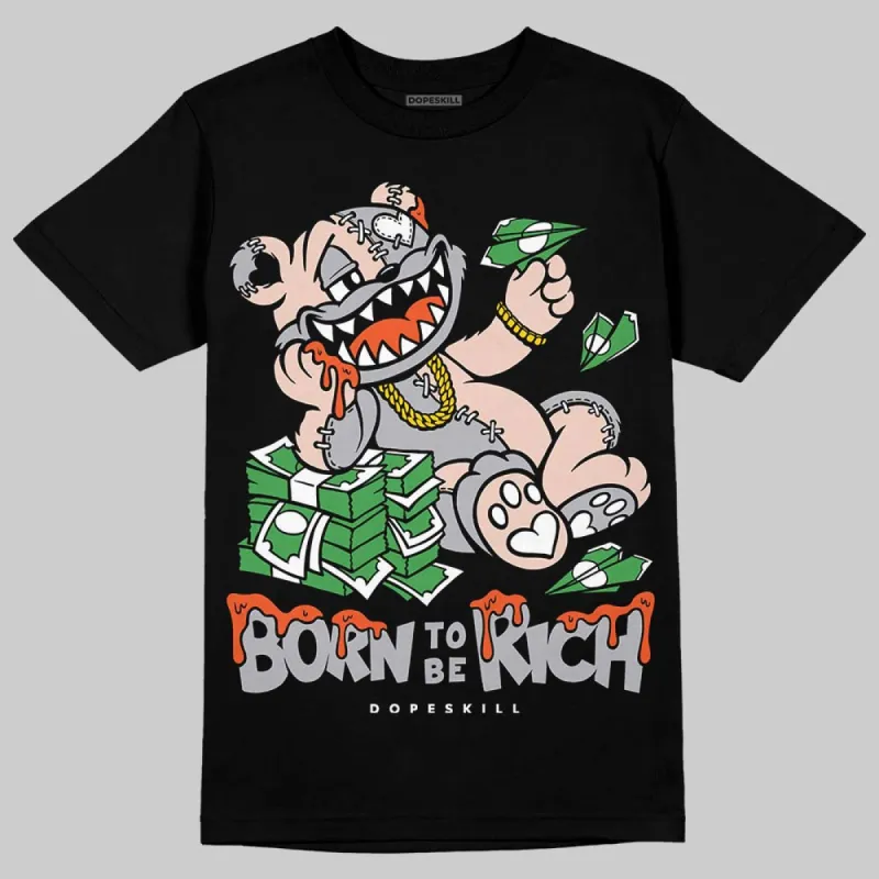 1130 Oyster Grey DopeSkill T-Shirt Born To Be Rich Graphic sold by DopeSkill